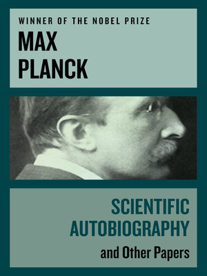cover image of Scientific Autobiography